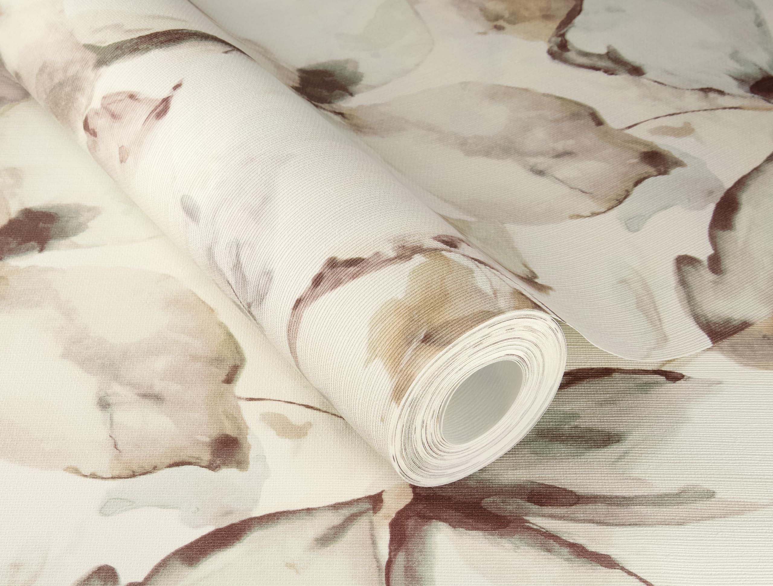 Rasch Florentine IV Papier peint intissé Motif magnolias Blanc Crème Vert Rose Pour une ambiance romantique Robuste et lavable 10,05 m x 0,53 m