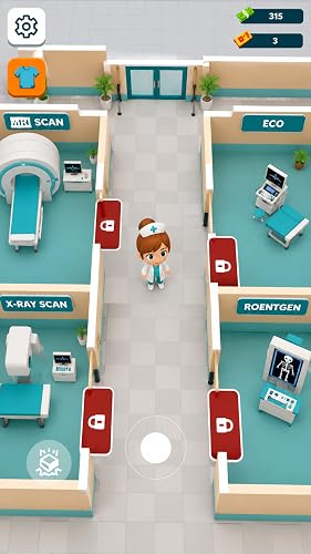 Hospital Rush: Idle Nurse Tycoon - Treat Patients, Unlock X-Ray, CT Scan & Dental Departments, Build Your Medical Empire in this Idle Hospital Game – vue 6