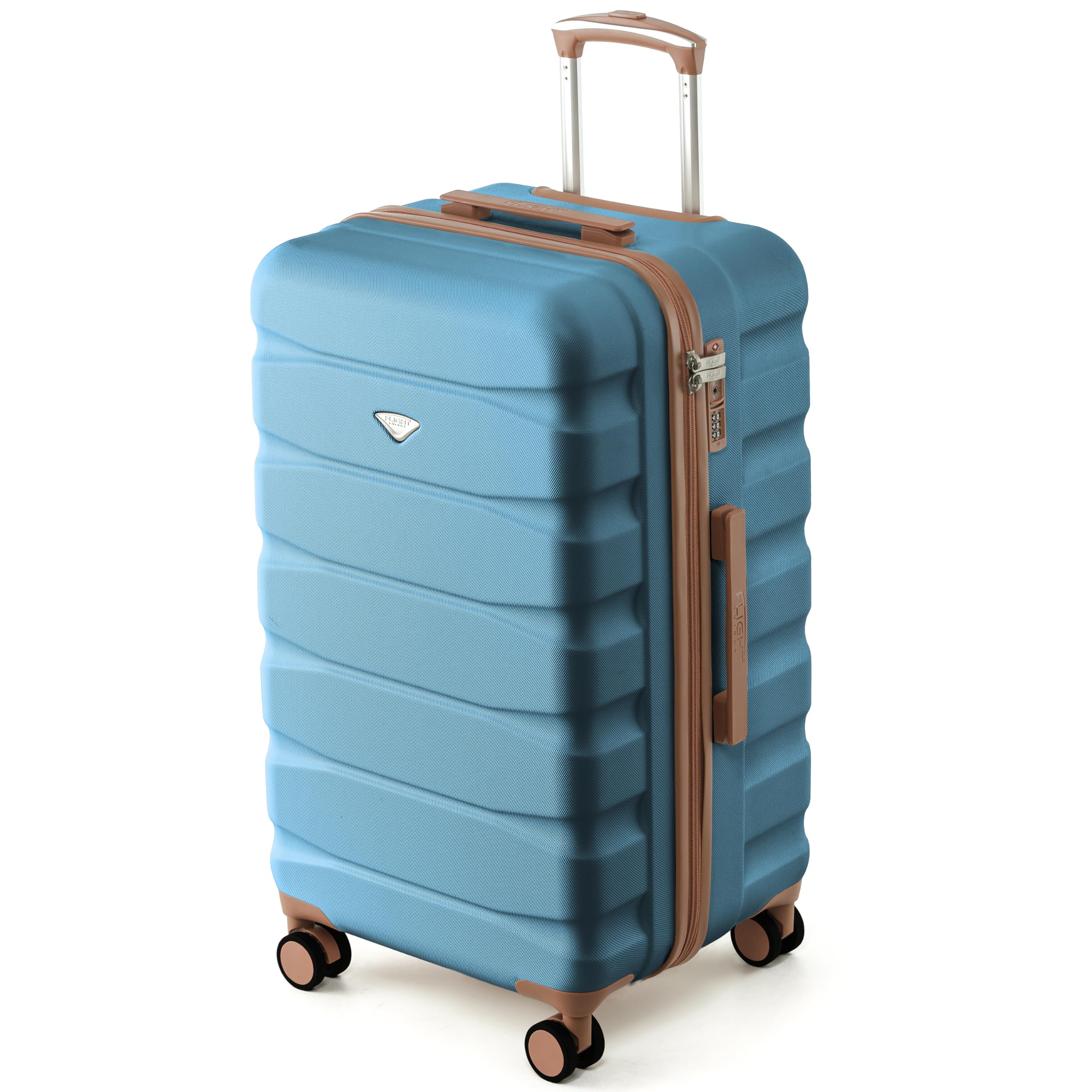 Flight Knight Underseat Cabin Suitcase 45x36x20cm | Free Hand Luggage for EasyJet & Wizz Air | Lightweight ABS Hard Shell with 8 Silent-Glide Spinner Wheels | Max Space Travel Bag — view 189