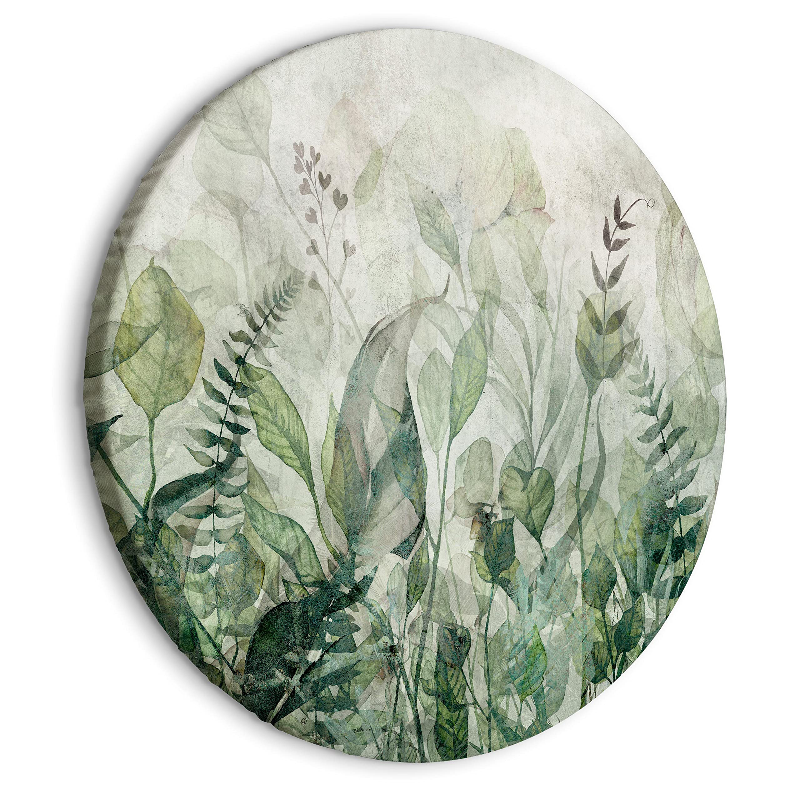 murando - Leinwandbild Botanik Wiese Aquarell, 80x80 cm, 1-teilig, modern | Hochwertige Leinwand, sofort aufhängbar, ideal fürs Wohn- oder Schlafzimmer, wasserfest und lichtecht, langlebig, stilvoll