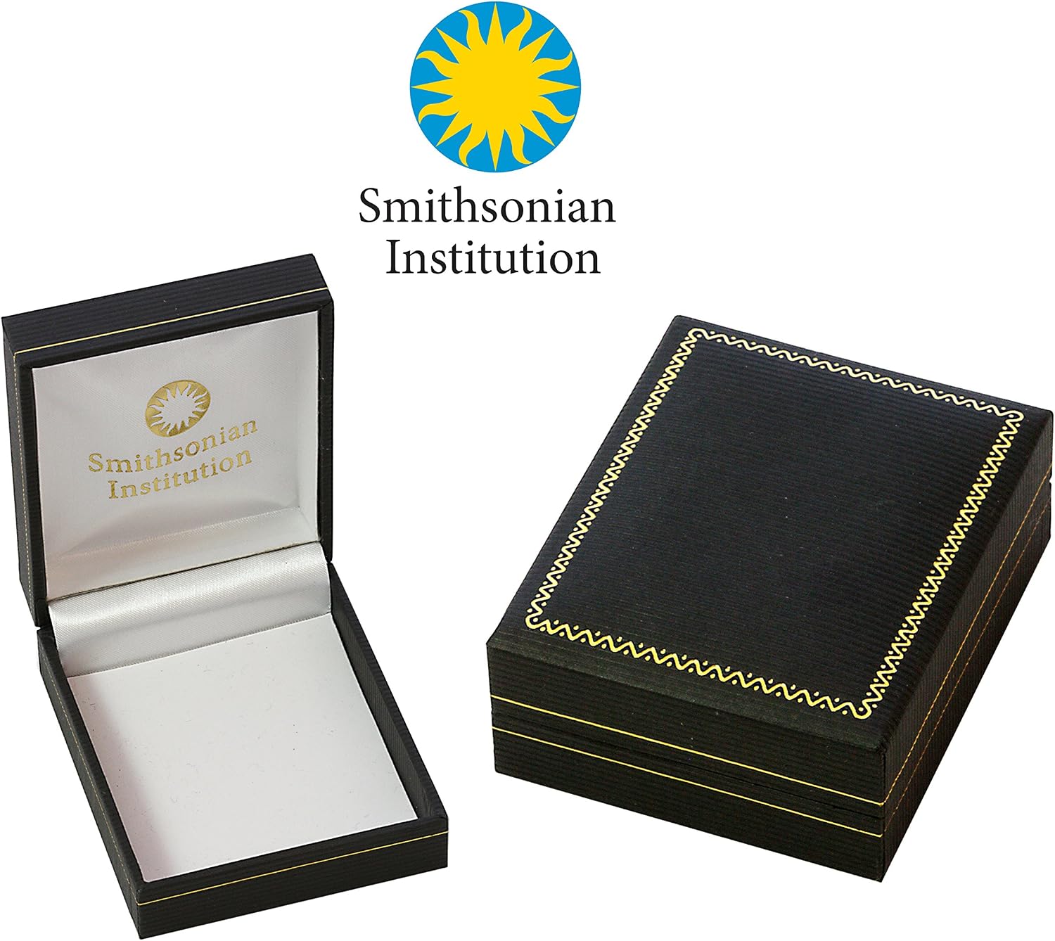 American Coin Treasures Smithsonian Institution 1913 First-Year-of-Issue Buffalo Nickel Goldtone Bezel Coin Cuff Links