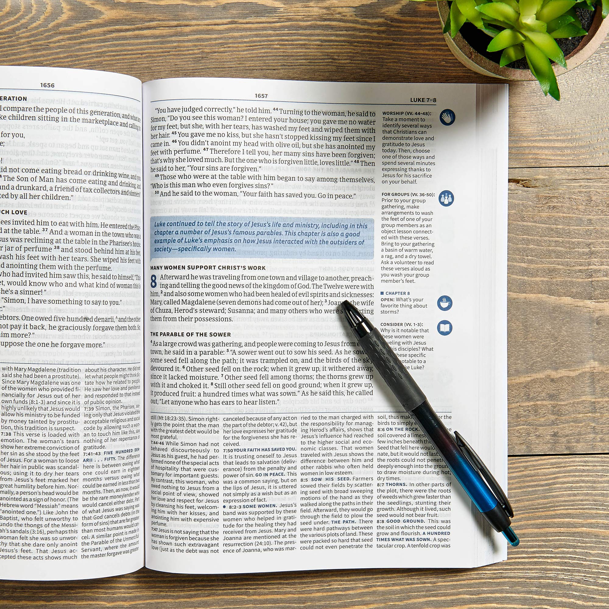 CSB Life Connections Study Bible, Trade Paper, Black Letter, Study Notes and Commentary, Margin Questions, Icons, Small Groups, Easy-to-Read Bible Serif Type - Image 6