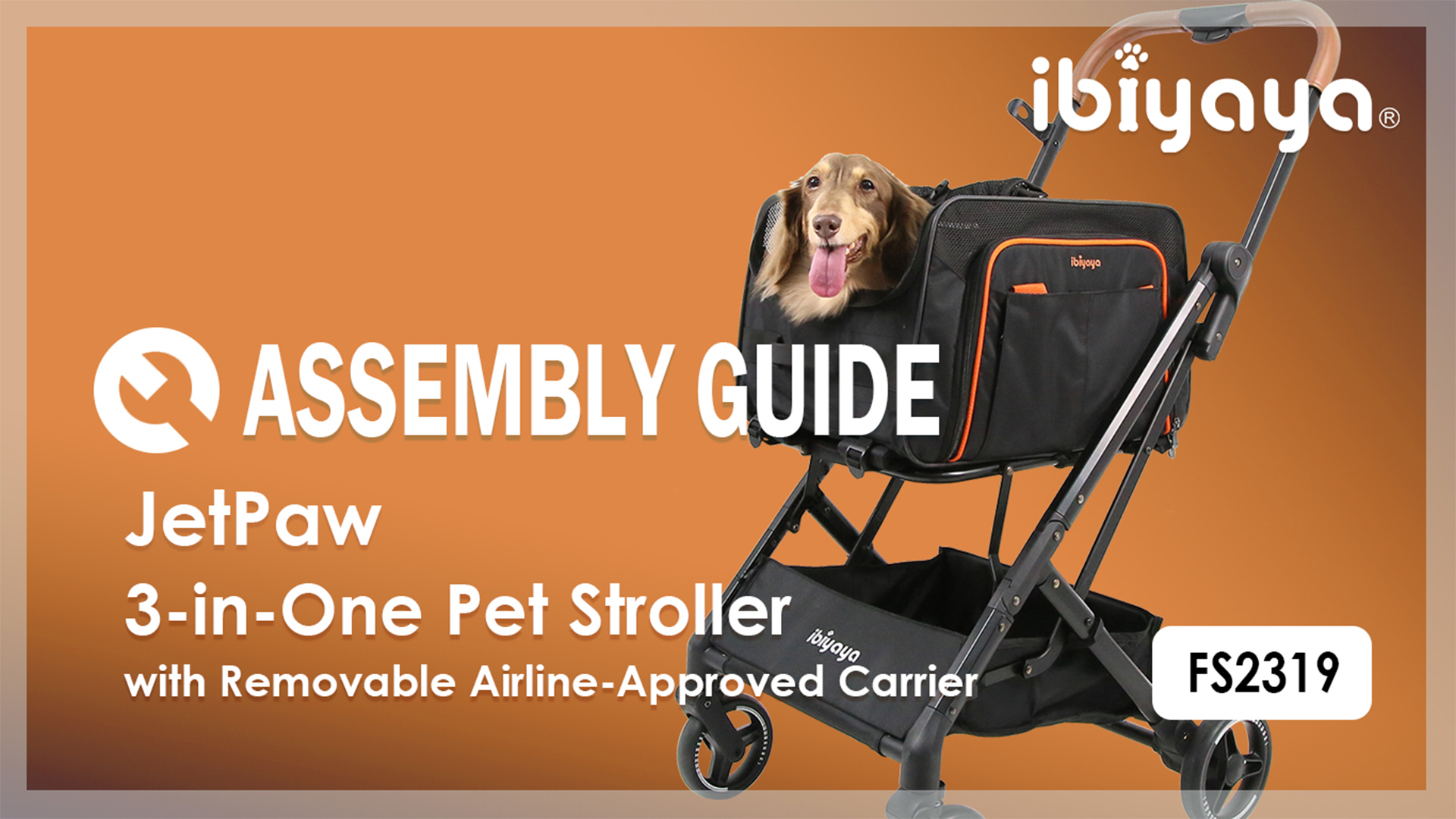 ibiyaya - Compact 3-in-1 Convertible and Foldable Small Pet Carrier and Stroller Combo System, Travel Friendly Cat Stroller and Dog Stroller - Pets up to 17 Pounds - Black - image 8