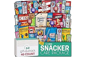 Gift A Snack - Graduation Birthday Sweet Treats Basket - 40-Count Variety Pack