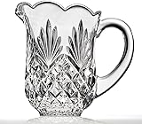 Godinger Water Pitcher Carafe, Iced Tea Pitcher, Cocktail Pitcher, Beer Pitcher, Beverage Serverware, - 46oz