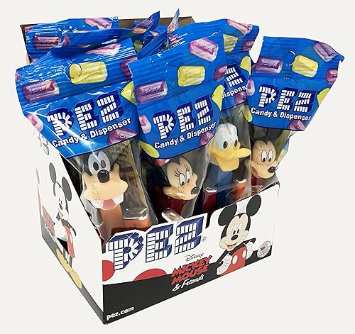Dispensadores de golosinas Mickey Mouse Friends PEZ paquete de 12 Dispensadores de golosinas Mickey Mouse Friends PEZ paquete de 12