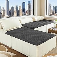 Vista 234 de gogobunny - Manta para perros y gatos 100% impermeable y de doble cara, funda suave para cama de mascotas, reversible, protege muebles, azul marino