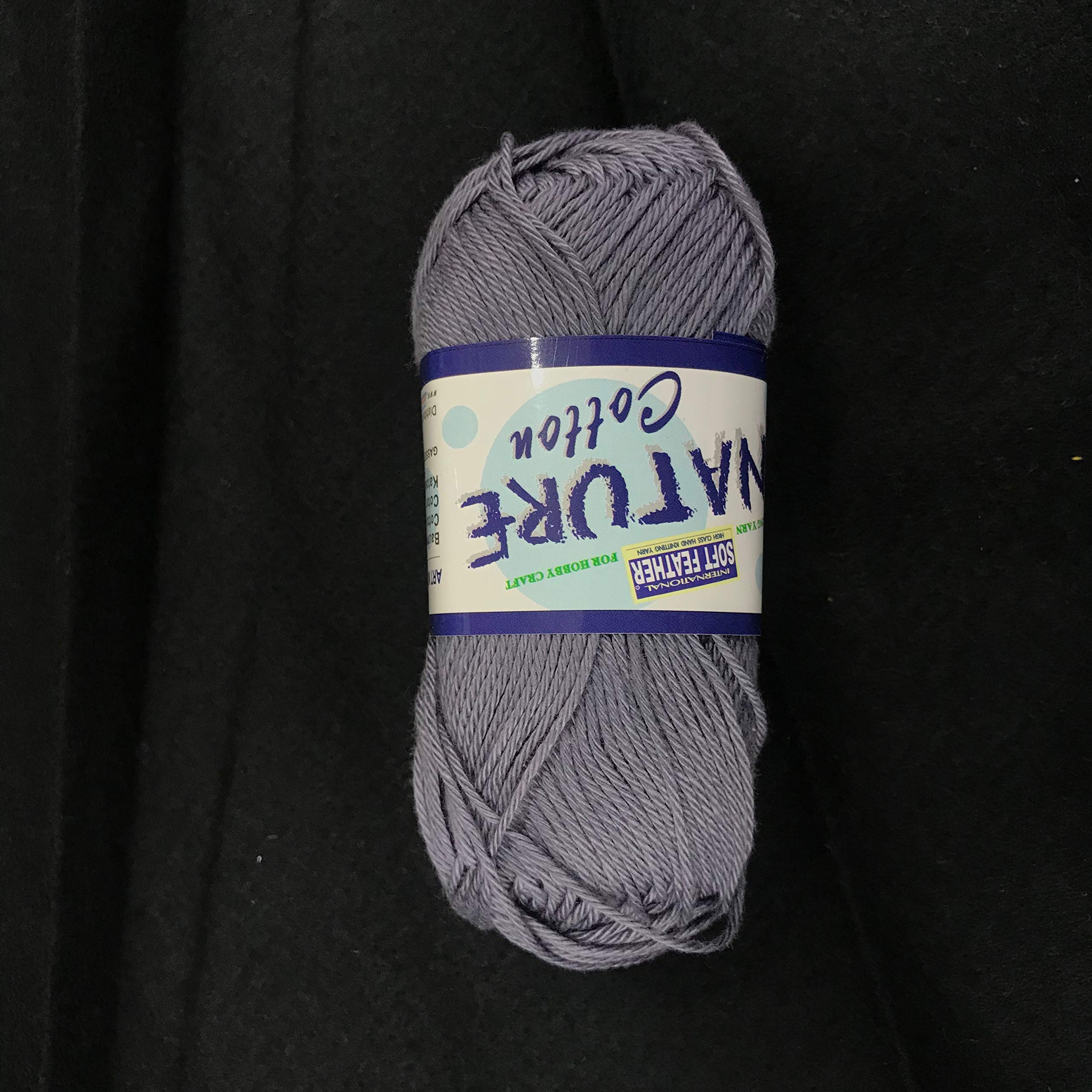 Nature Cotton Hand Knitting Yarn (Grey, No. 531)
