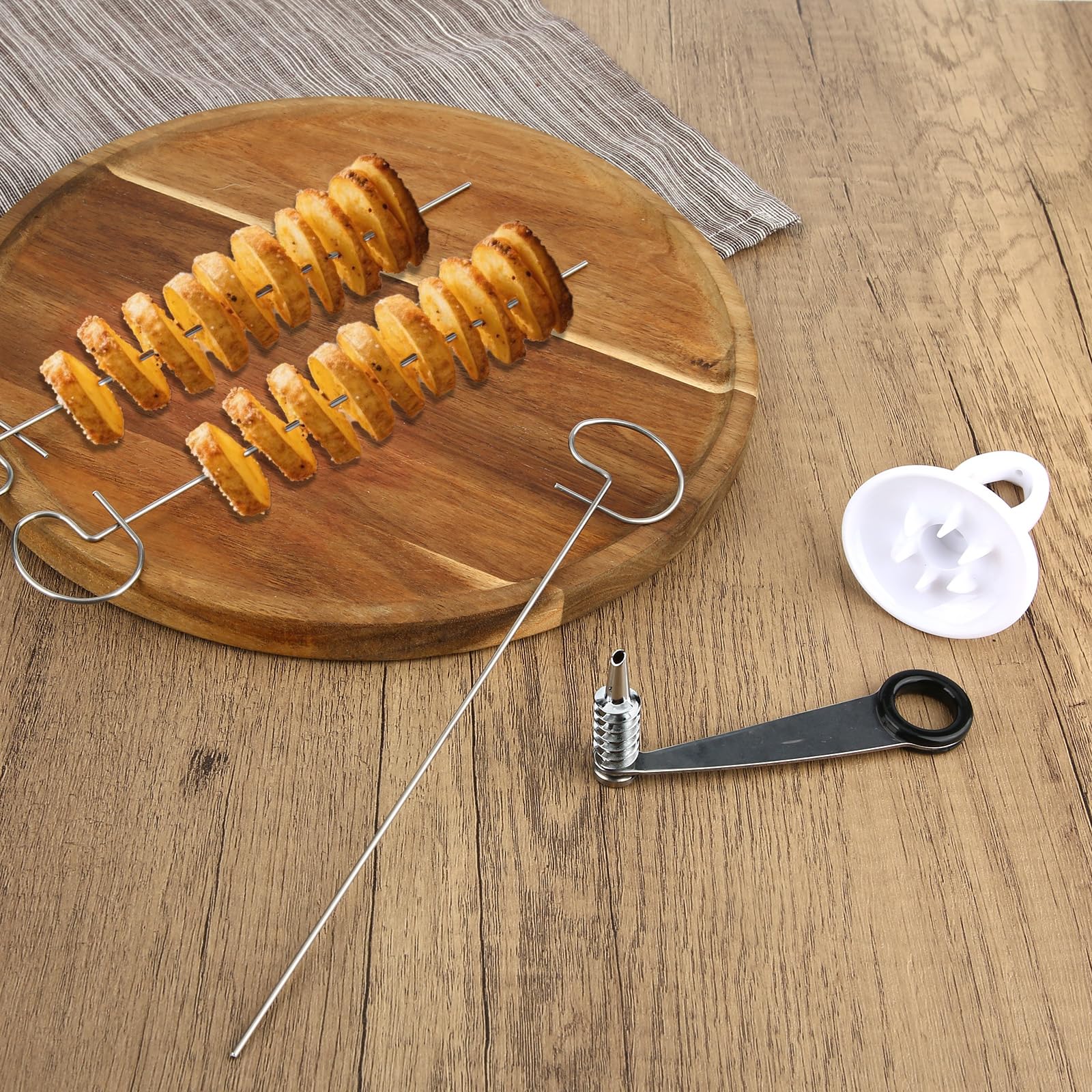 Amazon.com: Tornado Spiral Potato Cutter Set, Manual Tornado