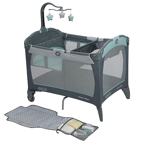 Miniatura 3 de Graco Pack n Play Playard Corralito para bebé Change n Carry con cambiador portátil Manor, Ripley
