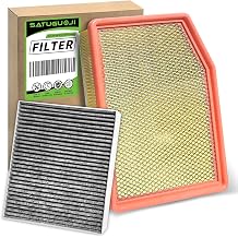13356916 84121219 Engine & Cabin Air Filter set Fit for Silverado Sierra 1500 2500HD 3500HD 2019-2025, for Tahoe Yukon Suburban 2021-2026 Replace 13508023