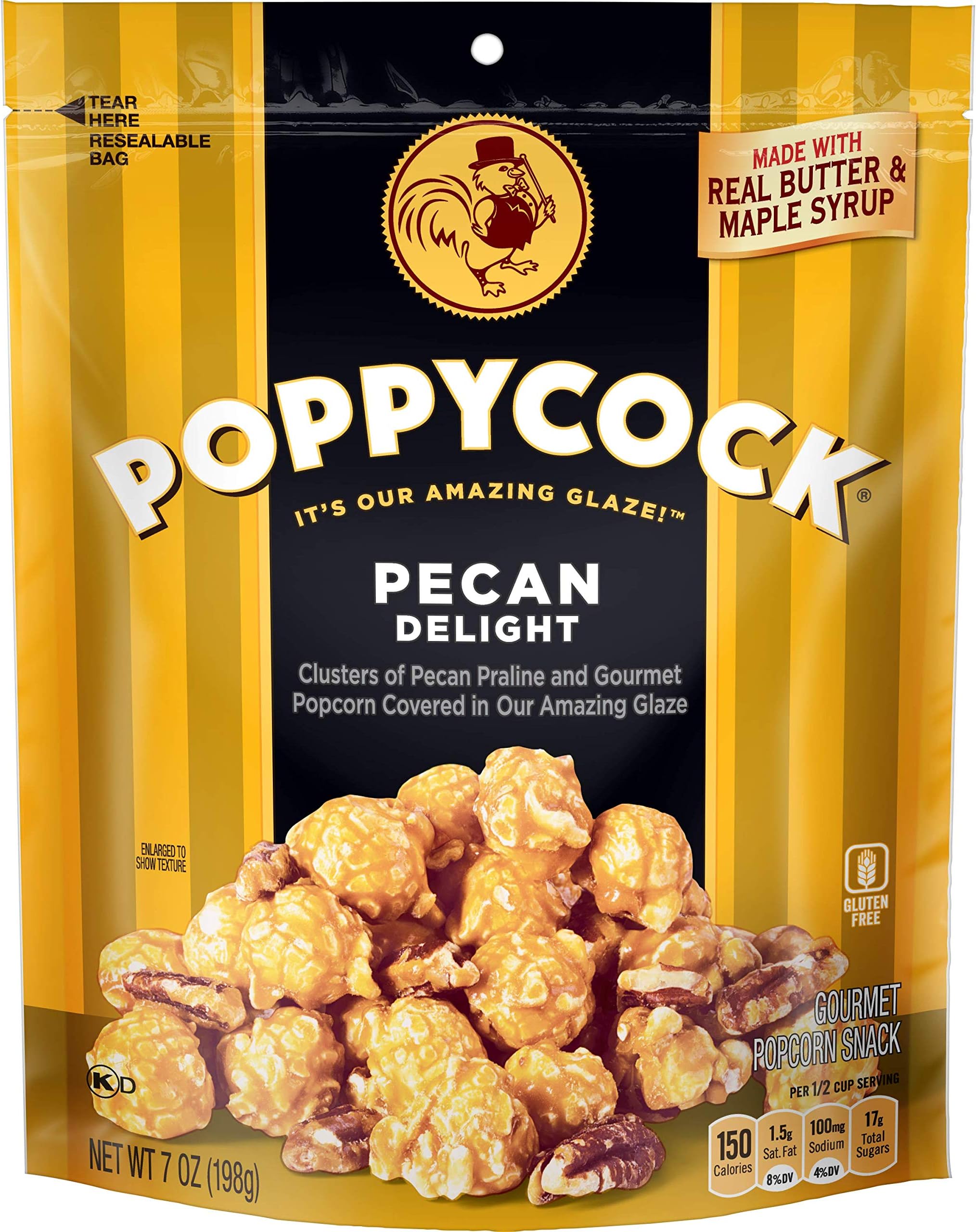 Orville Redenbacher'sPoppycock Gourmet Popcorn Snack, Pecan Delight, 7 Oz