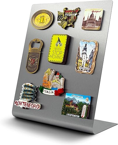 Miniatura 9 de Tablero de anuncios magnético grande para mesas, tablero de notas de borrado en seco con soporte, caballete de metal para exhibición magnética, 12 x