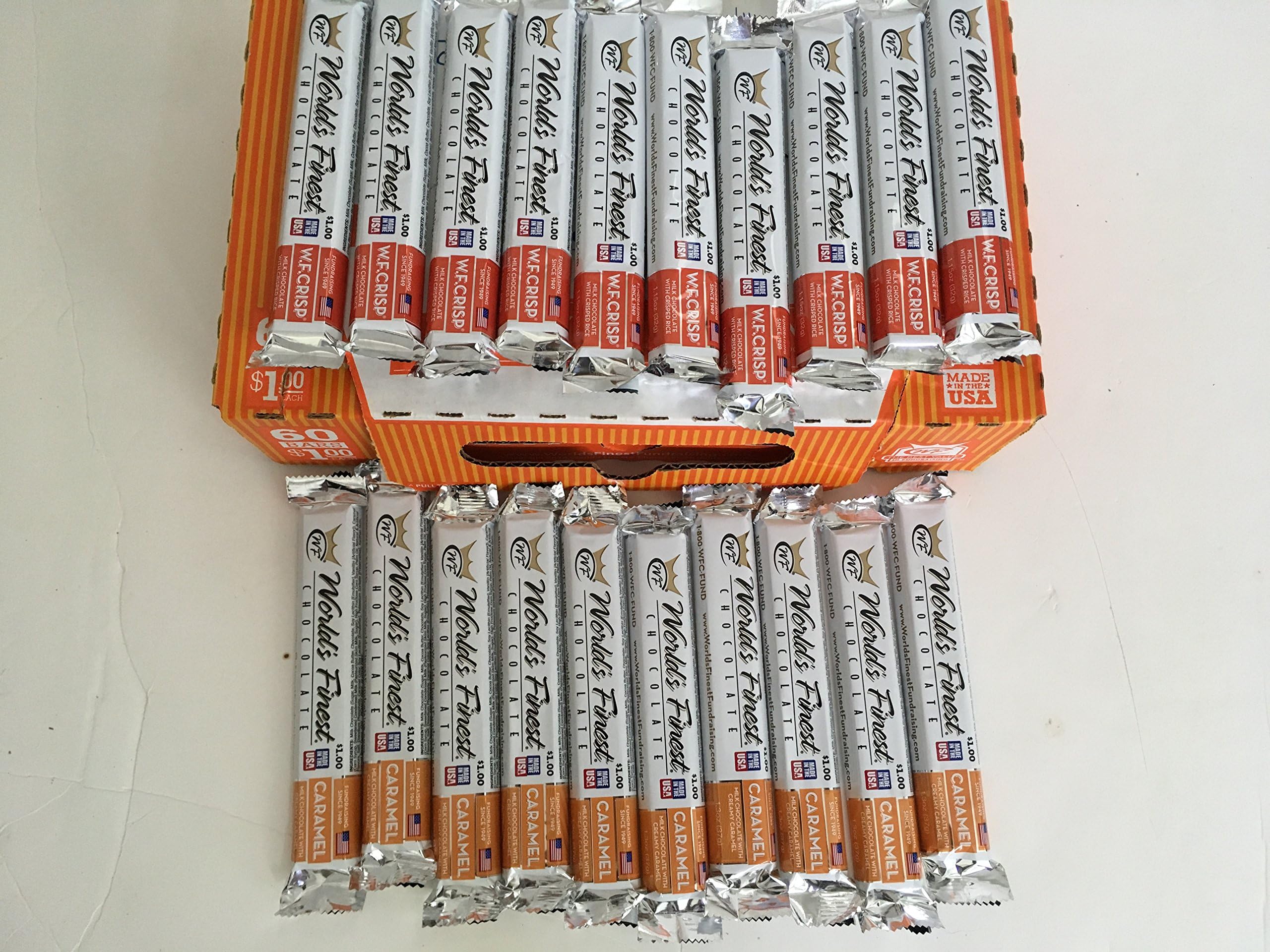 World's Finest® Chocolate 60 Candy Bar Fundraising Chocolate Variety Pack