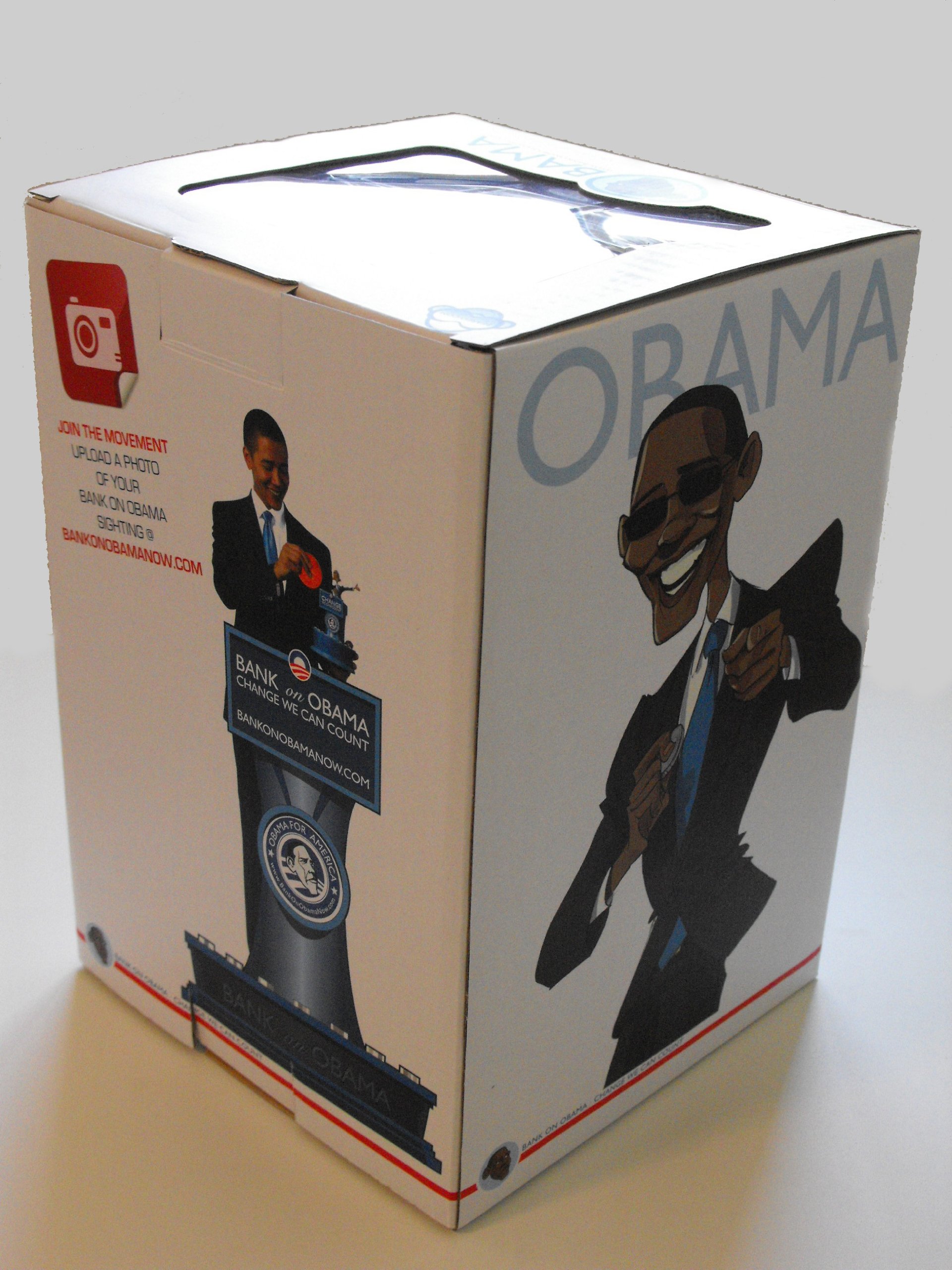 Amazon.co.jp: オバマ大統領 「CHANGE YOU CAN COUNT」 コインバンク 