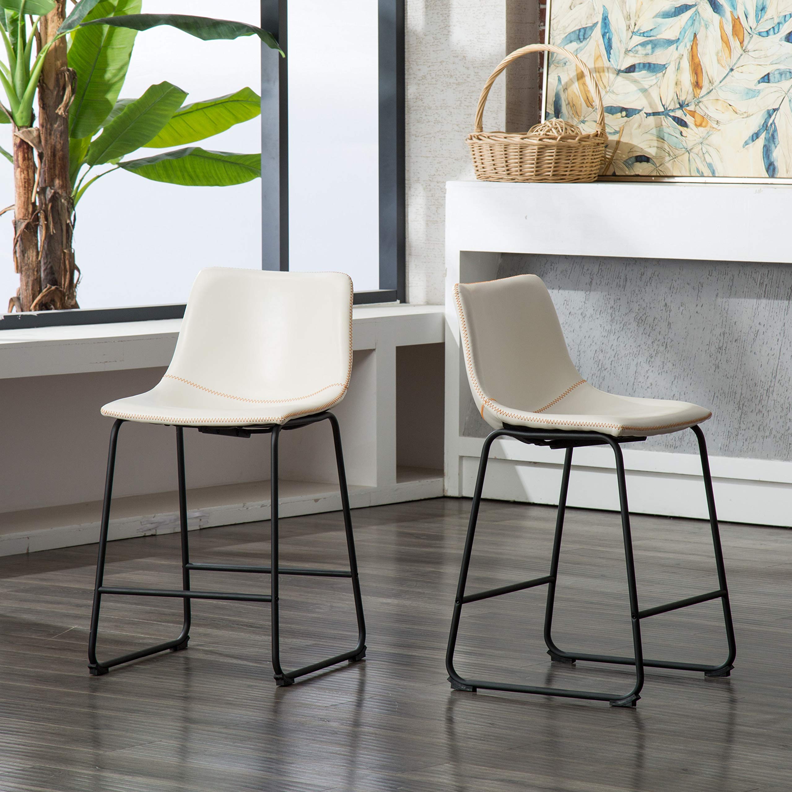 Amazon.com: Roundhill Furniture PC185WH Lotusville Vintage