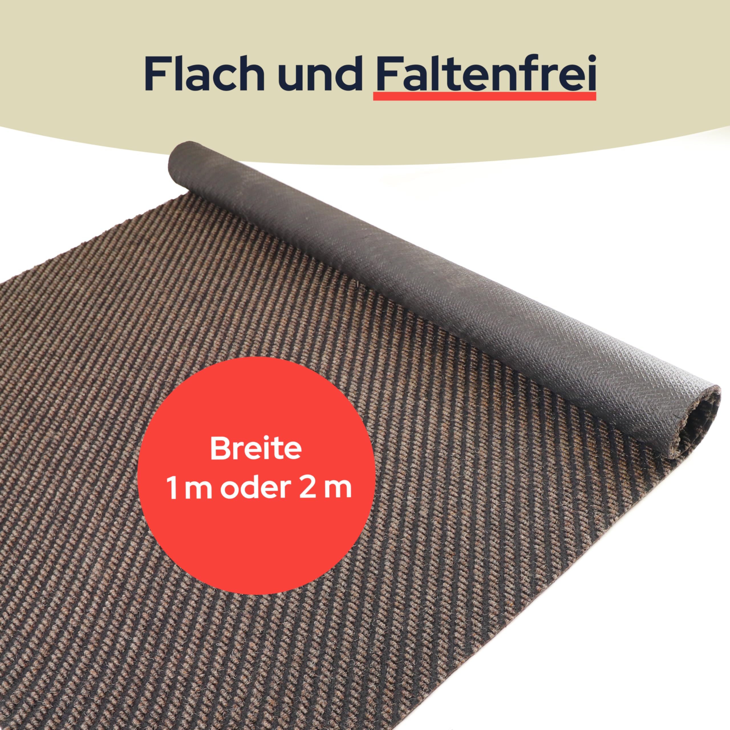 Primaflor Schmutzfangläufer Nordic Stripes | 200 x 300 cm | Rot