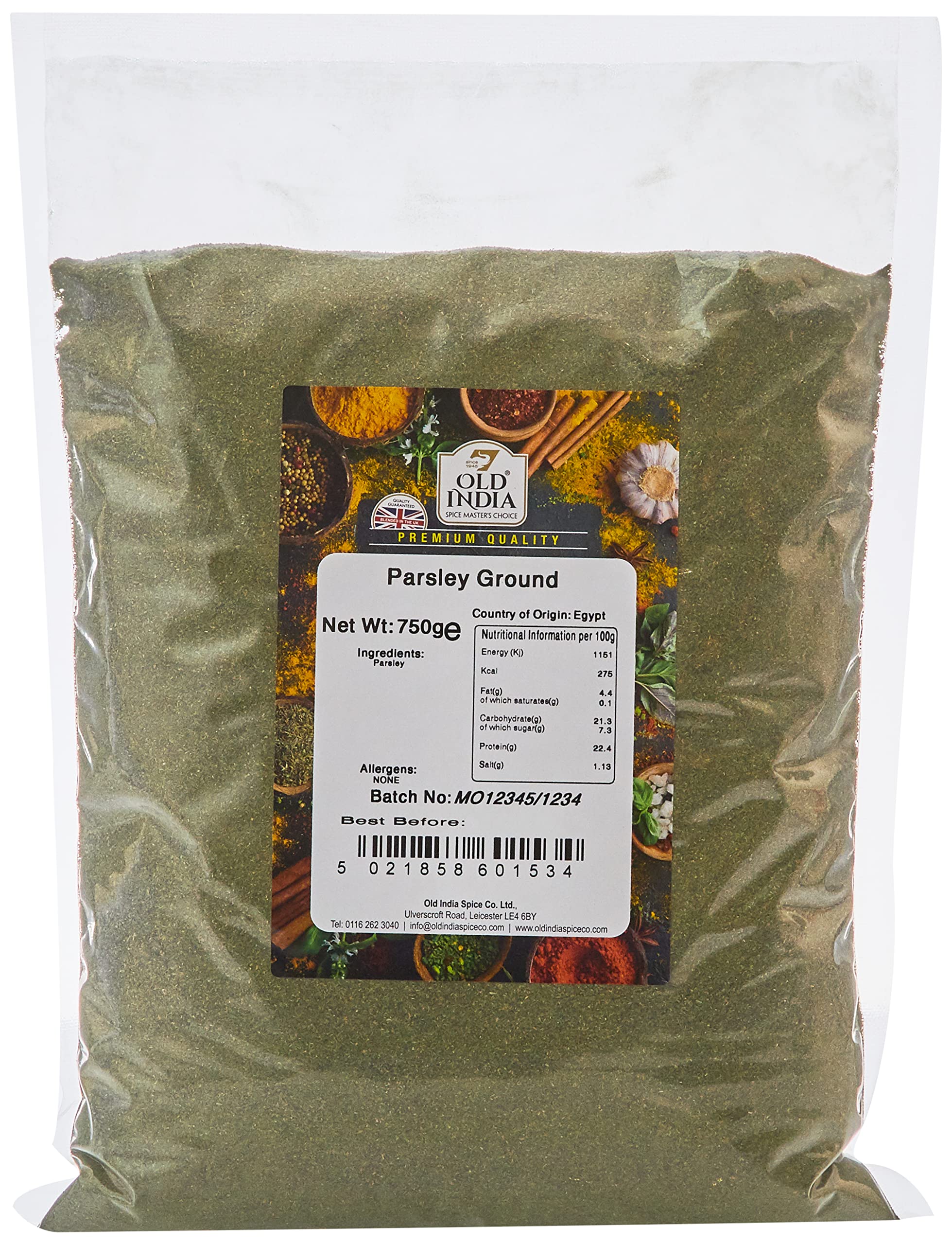 Old India Parsley Ground 750g