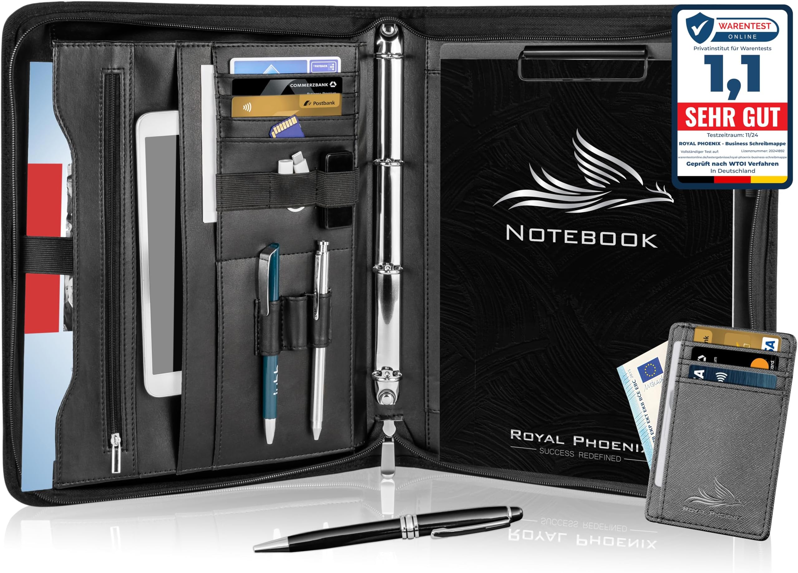 A4 Black 4-Ring Binders | Black A4 4-Ring Binders 1/2 Inch Through 4 Inch