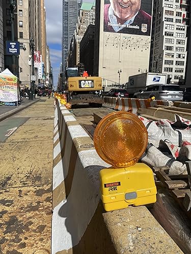 Miniatura 9 de RK BLIGHT6V-1 Premium 03-10-3WAY6V - Luz de barricada de policarbonato, visibilidad de 2 caras, fotocélula, revestimiento UV