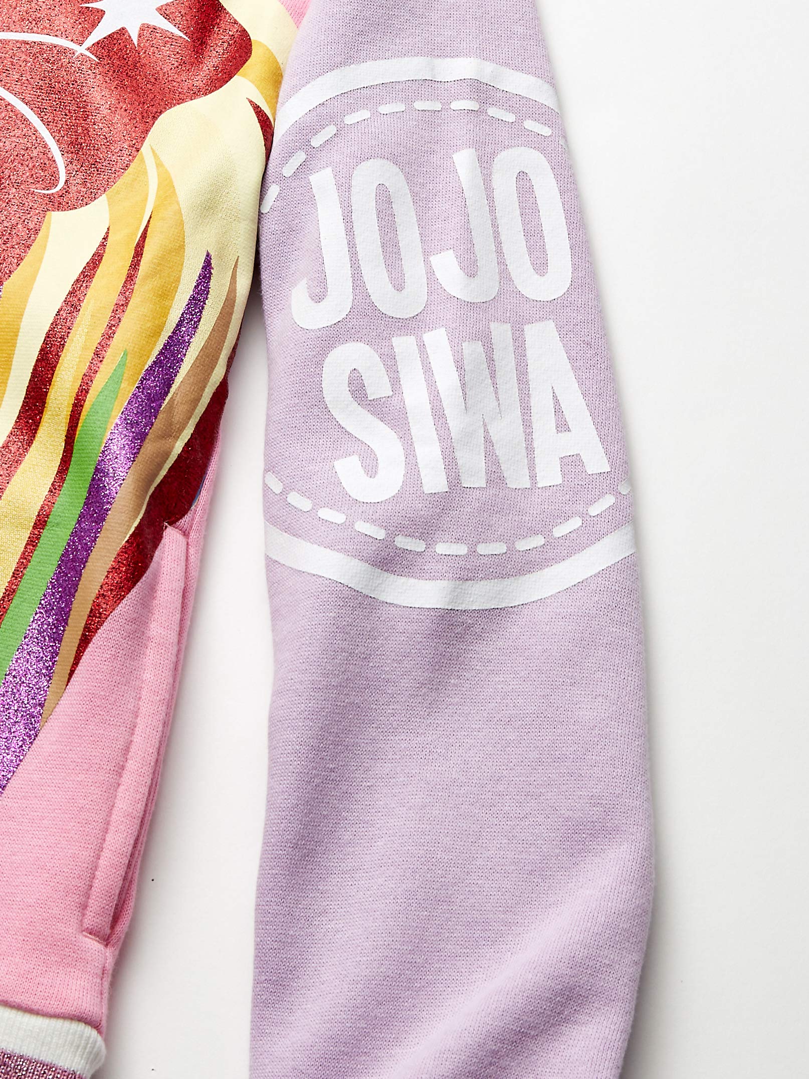 Jojo Siwa Big Face Zip Up Hoodie with Bow On Hood Sudadera con Capucha Niñas