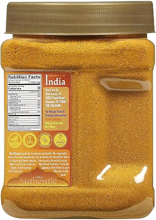 Rani Curry Powder Mild (10-Spice Authentic Indian Blend) 16oz (1lb) 454g PET Jar, Pack of 6 ~ All Natural | Salt-Free | NO Chili or Peppers | Vegan | Gluten Friendly | NON-GMO | Kosher | Indian Origin