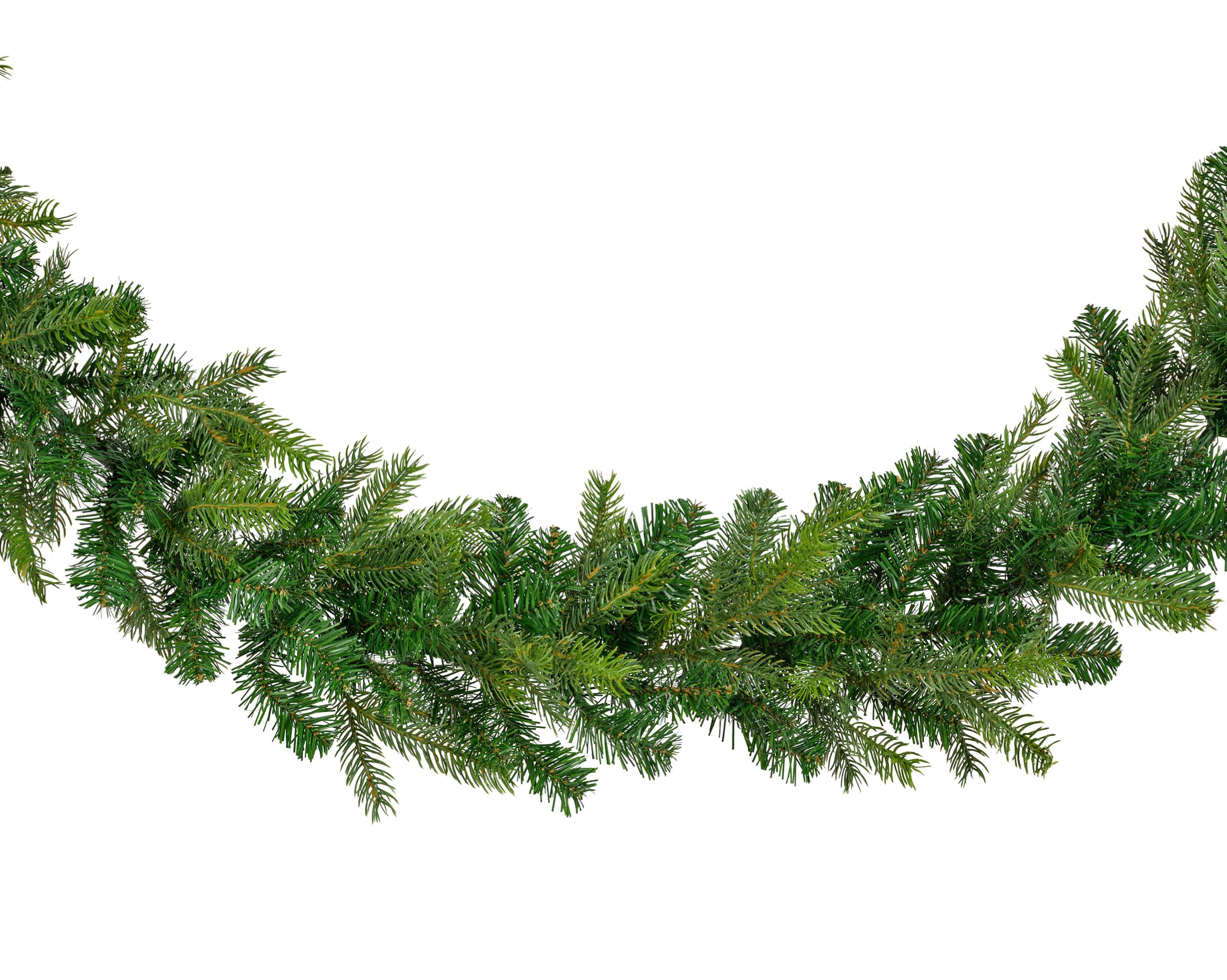Guirlande de sapin artificiel de 1,8 m et 20 cm de diamètre en vert pour décorations d'hiver