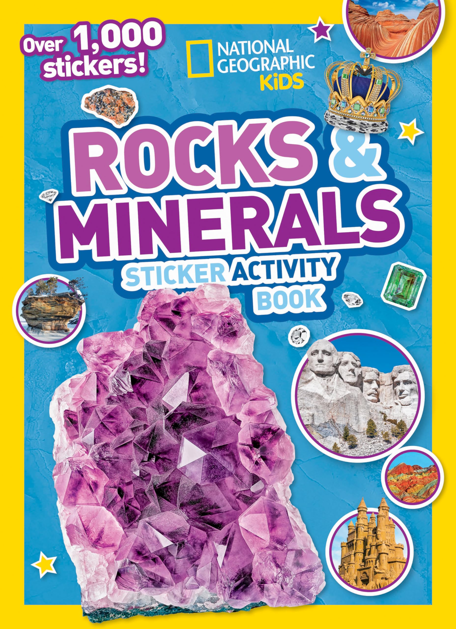Rocks and Minerals Sticker Activity Book: Over 1,000 Stickers!