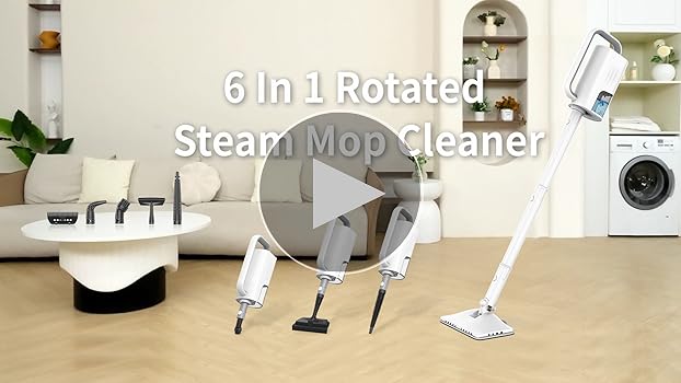 Amazon.com - Steam Cleaner, 6 in1 Rotated Steam Mop Cleaner