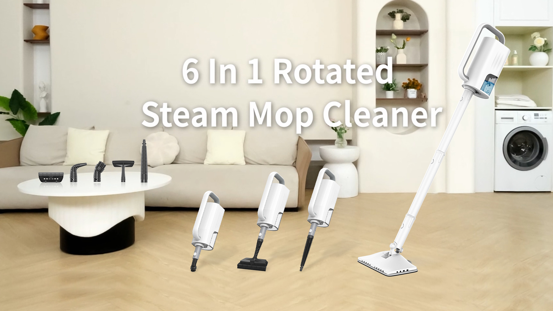 Amazon.com - Steam Cleaner, 6 in1 Rotated Steam Mop Cleaner