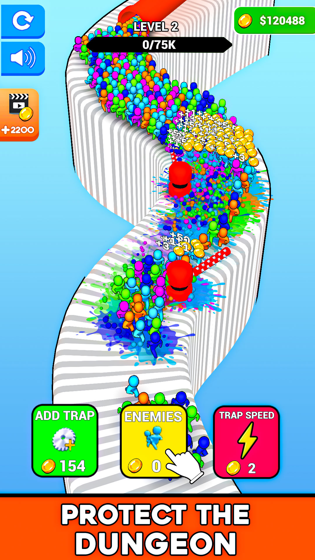 Stickman Trap Battle Master 3D: Idle Crowd Defense Challenge Game ...