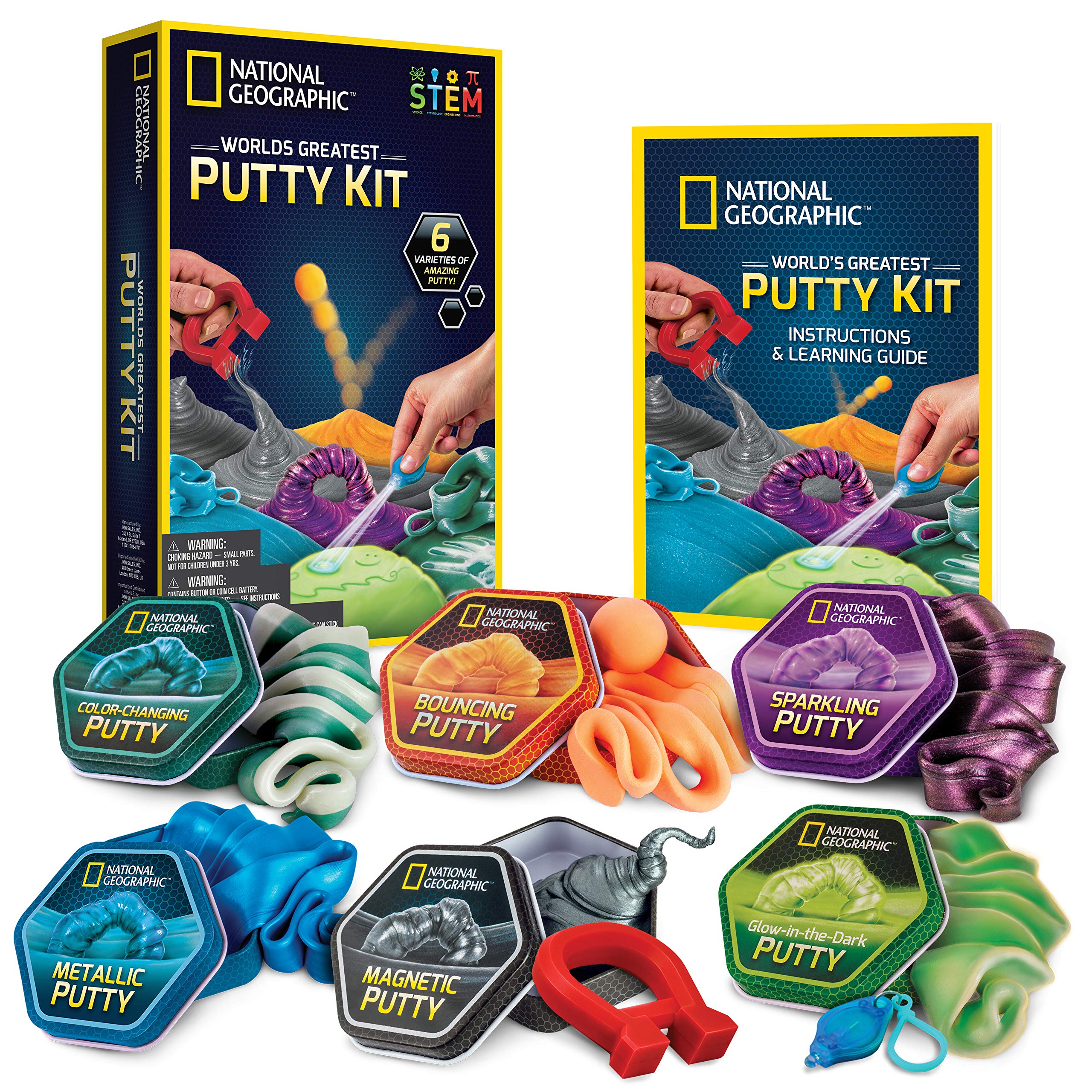 Buy NATIONAL GEOGRAPHIC World's Greatest Putty Assortment of 6 Putty
