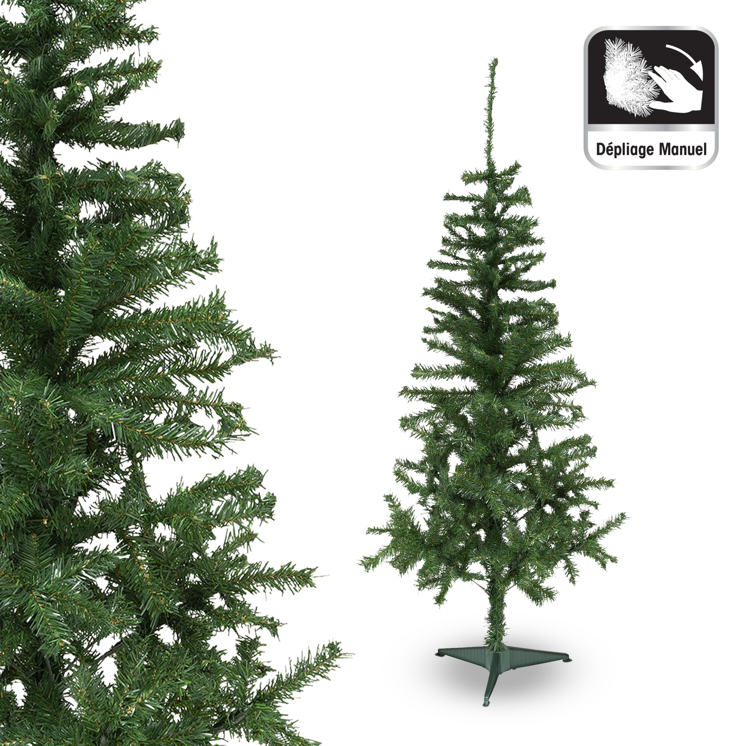 Albero di natale artificiale 180cm in PVC con 650 rami Albero di natale artificiale 180cm in PVC con 650 rami