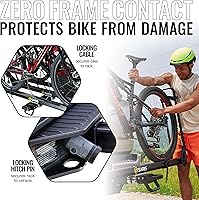 Vista 5 de Saris MHS Soporte de Bicicleta Sistema de Enganche Modular para Coches, Camiones y SUV, Portabicis de Aluminio Mecanizado con Precisión