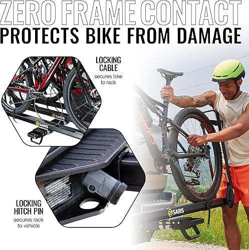 Miniatura 5 de Saris MHS - Sistema de enganche modular para automóviles, camiones y SUV, portabicicletas de aluminio mecanizado de precisión