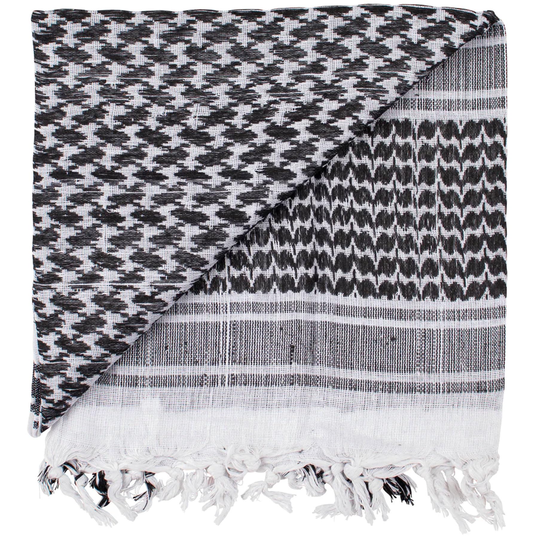 Unisex Tactical Shemagh Lightweight Cotton 43"x41" Head & Neck Sun/Sand Protective Scarf for Men & Women