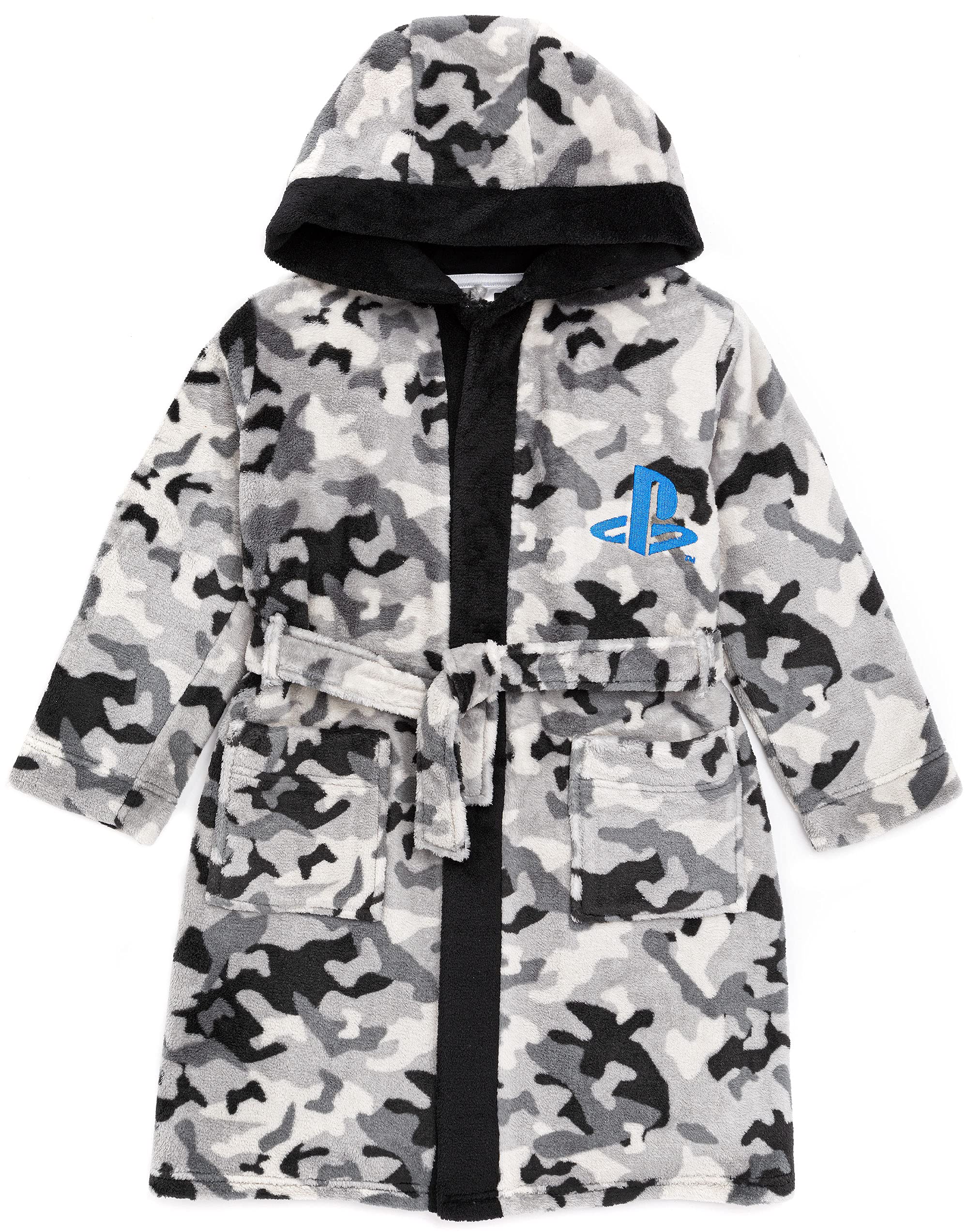 Playstation robe robe garçons enfants jeu de poche peignoir de poche