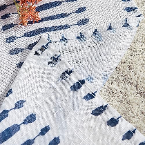 Miniatura 5 de PONY DANCE - Cortinas transparente con apariencia de lino, con ojales