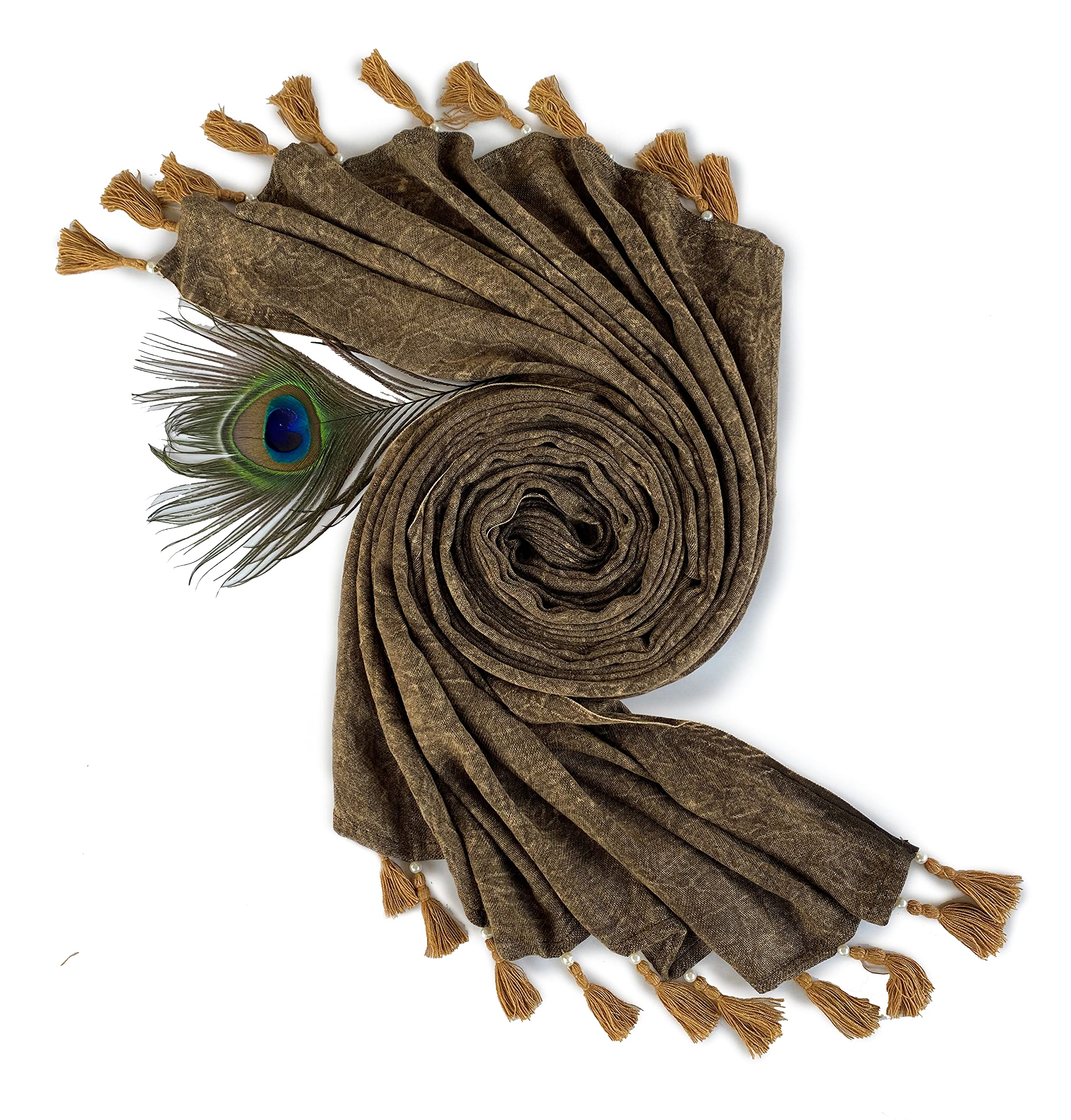 NORAAViscose Denim Scarf-Soles