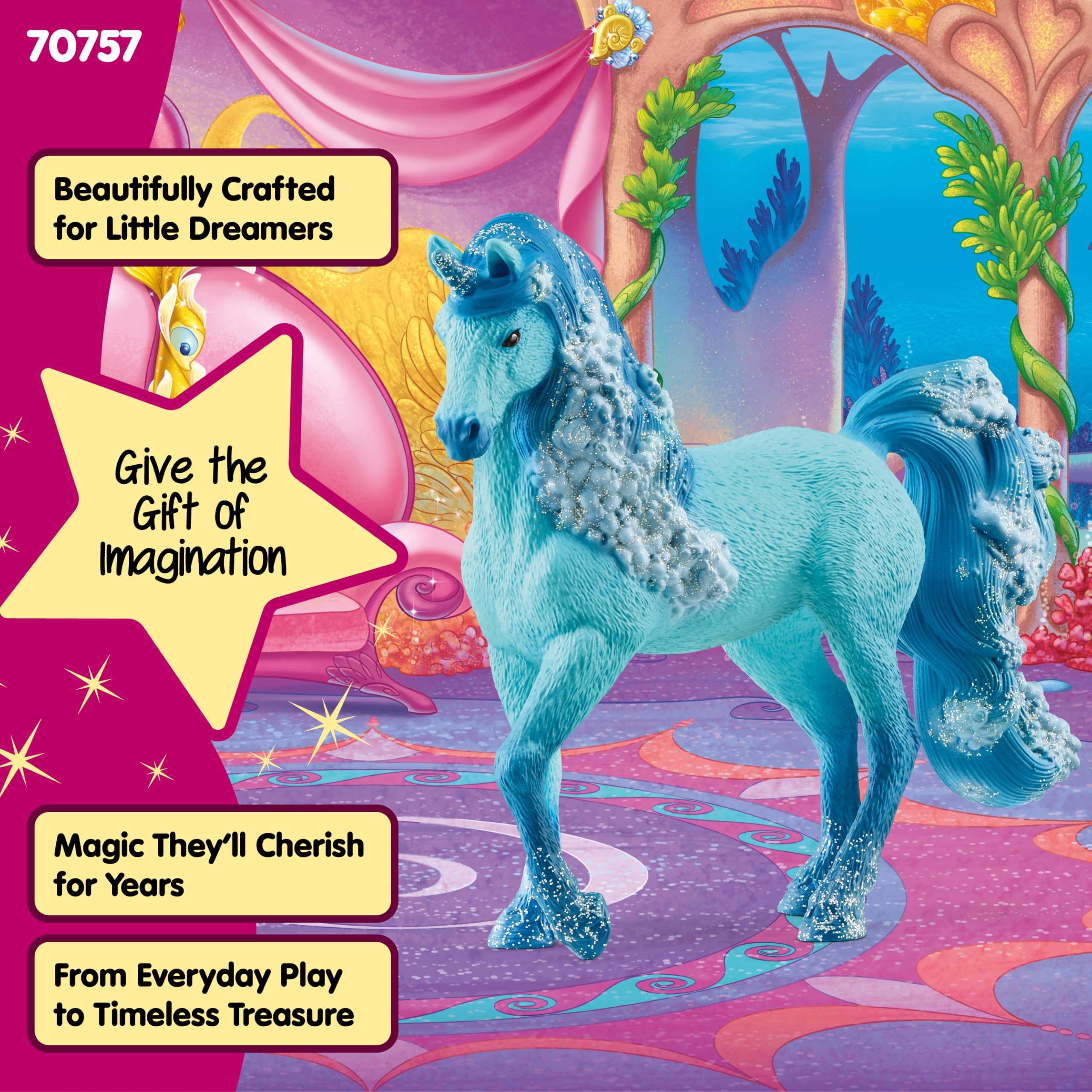 Amazon.com: Schleich Bayala Elementa Undersea Unicorn - Magically