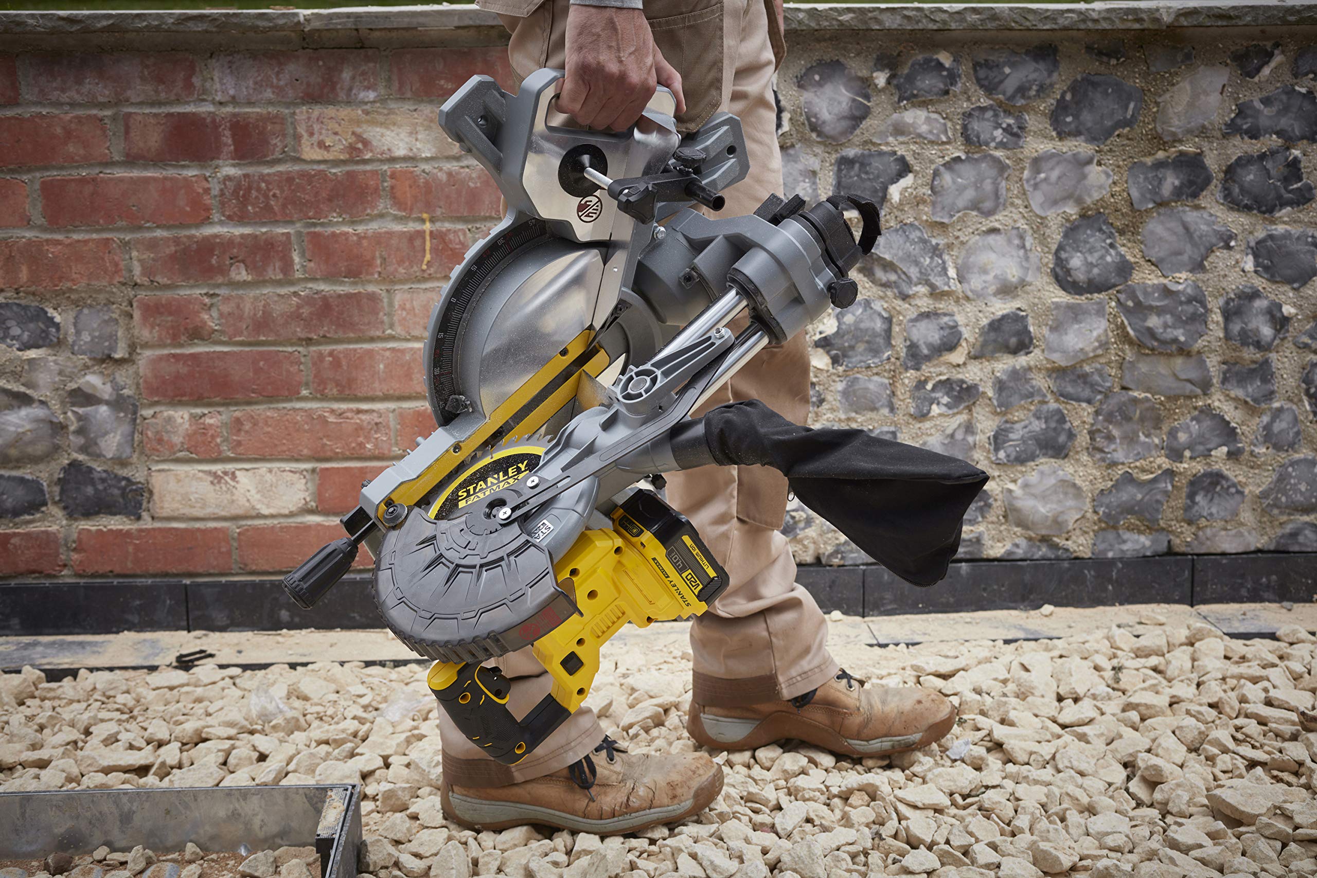 Stanley FatMax Pilarka Ukosowa 190 mm 18V SFMCS701M1-QW