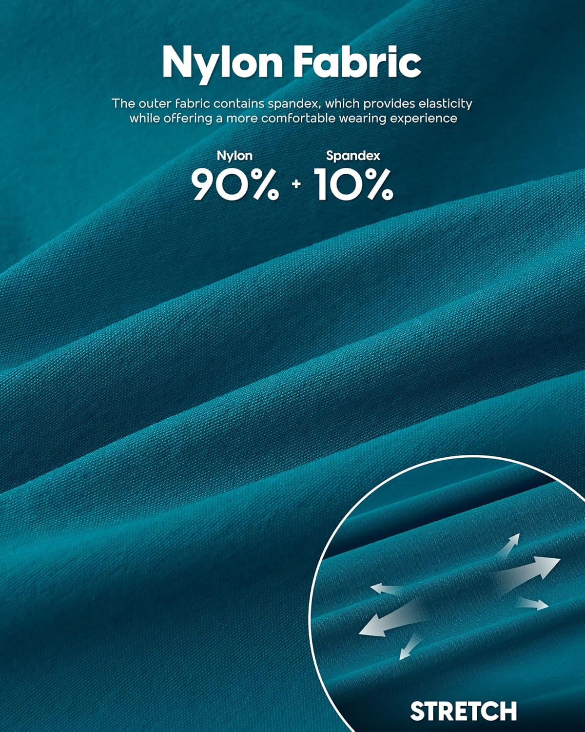 maamgic Mens Swim Trunks 5" with Compression Liner Stretch Quick Dry Swim Shorts Swimming Trunks Bathing Suits - Image 2