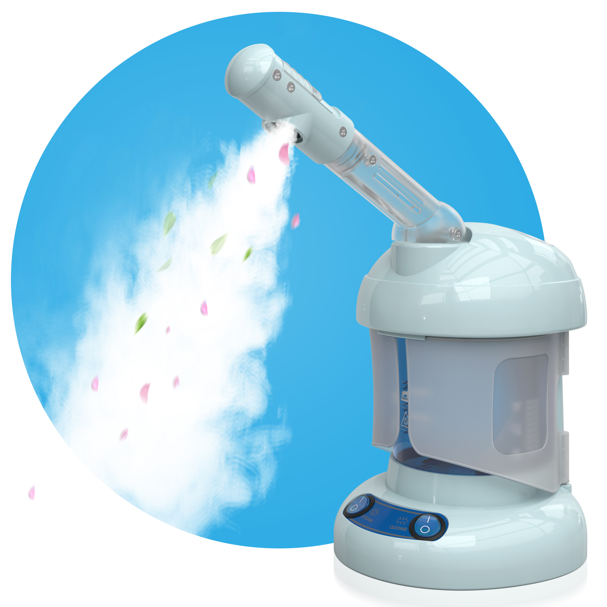 新品未使用】Facial Cleansing Nano Steamer Nano Ionic Facial
