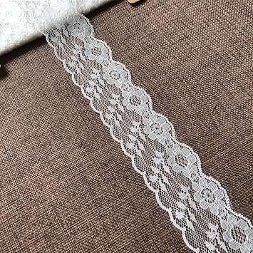 Lace Ribbon 1.5 Inches Wide15 Yards Non-Elastic Trim Lace for Bridal Wedding Decorations, Sewing DIY Making and DIY Crafts -296 White