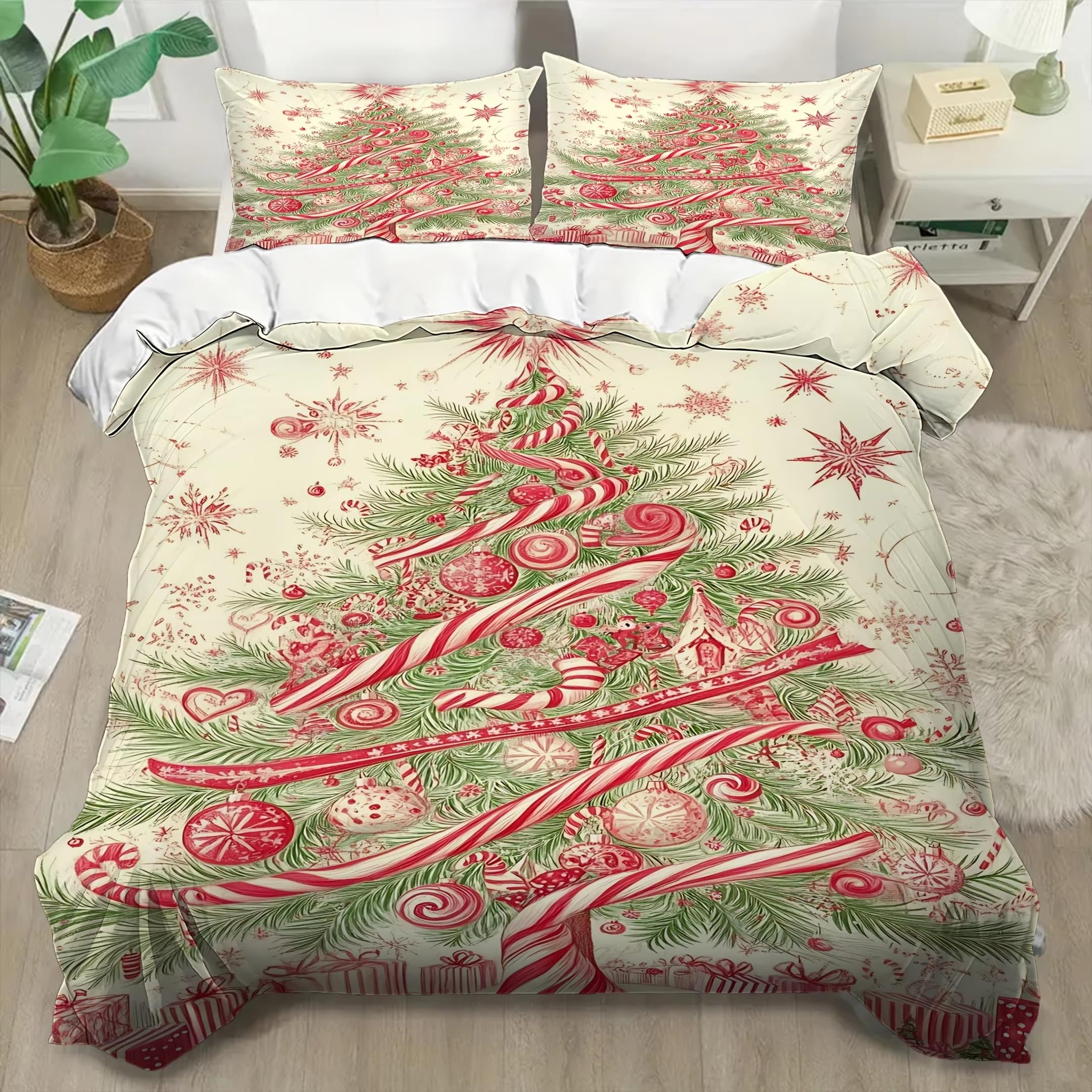 Parure de lit 140x200 Noël fille pour illuminer sa chambre de fêtes