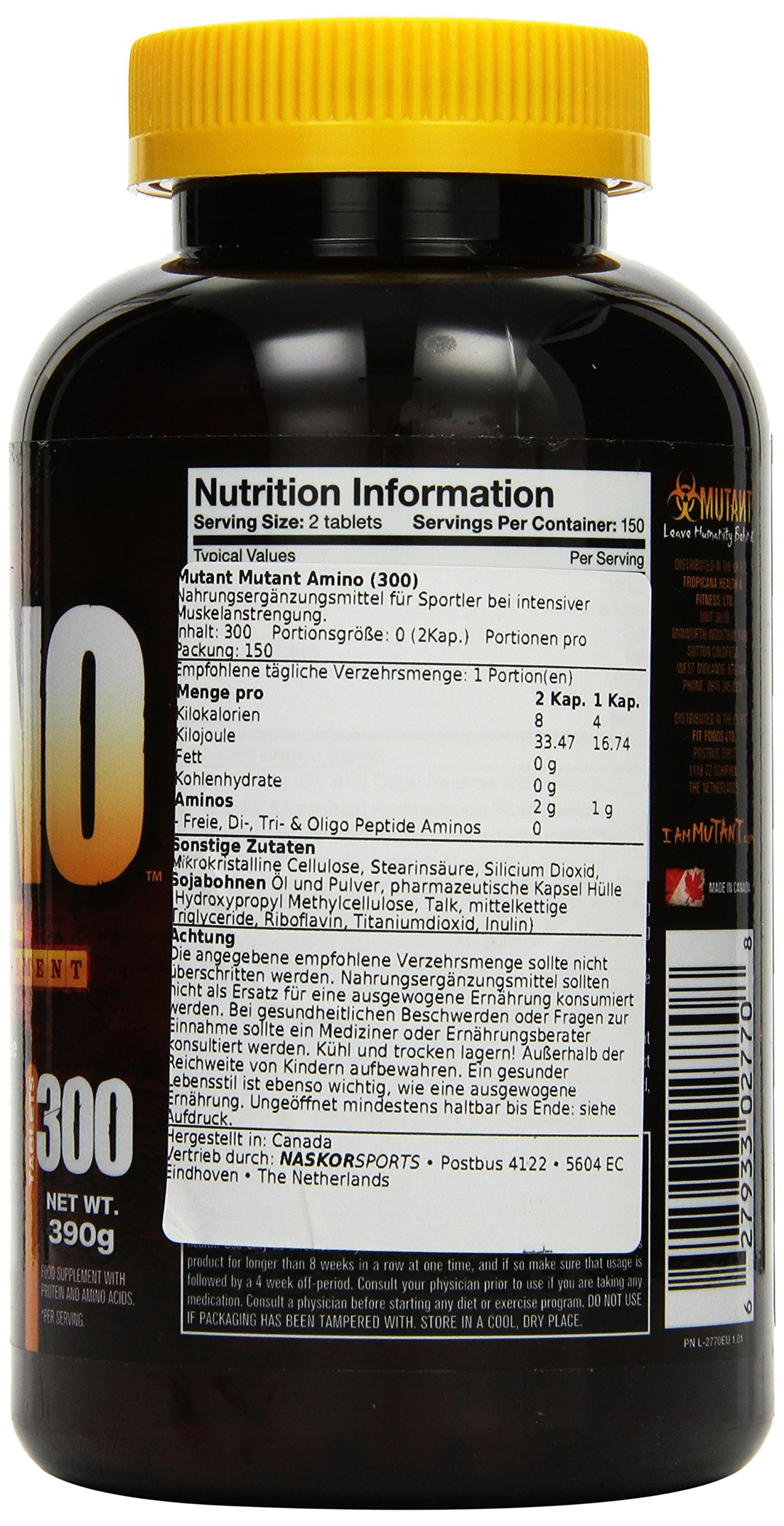 PVL Mutant Amino Tabletten Packung mit 300 Stück
