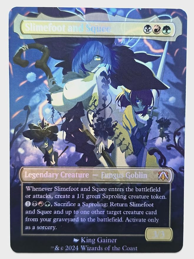 Alternative Art Magic The Gathering Token Waifu Style Vampire Token #02  Foil - Custom MTG Proxy Token Card, Anime Art, 63x88mm Mtg Token