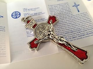 Hand Made St Benedict Cross Medal Crucifix 3