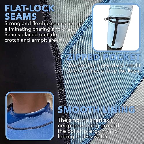 Miniatura 4 de Traje de neopreno de piedra caliza para mujer, trajes cortos húmedos para mujer en agua fría, trajes de agua de media pierna, traje de primavera