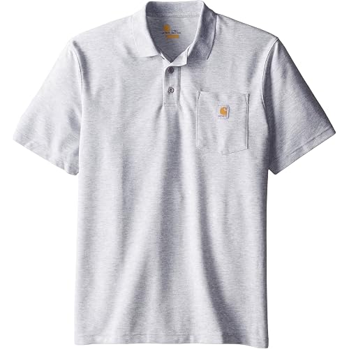 Carhartt Men's Loose Fit Midweight Short-Sleeve Pocket Polo